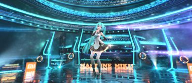 小米手機初音紀(jì)念限量款發(fā)布廣告